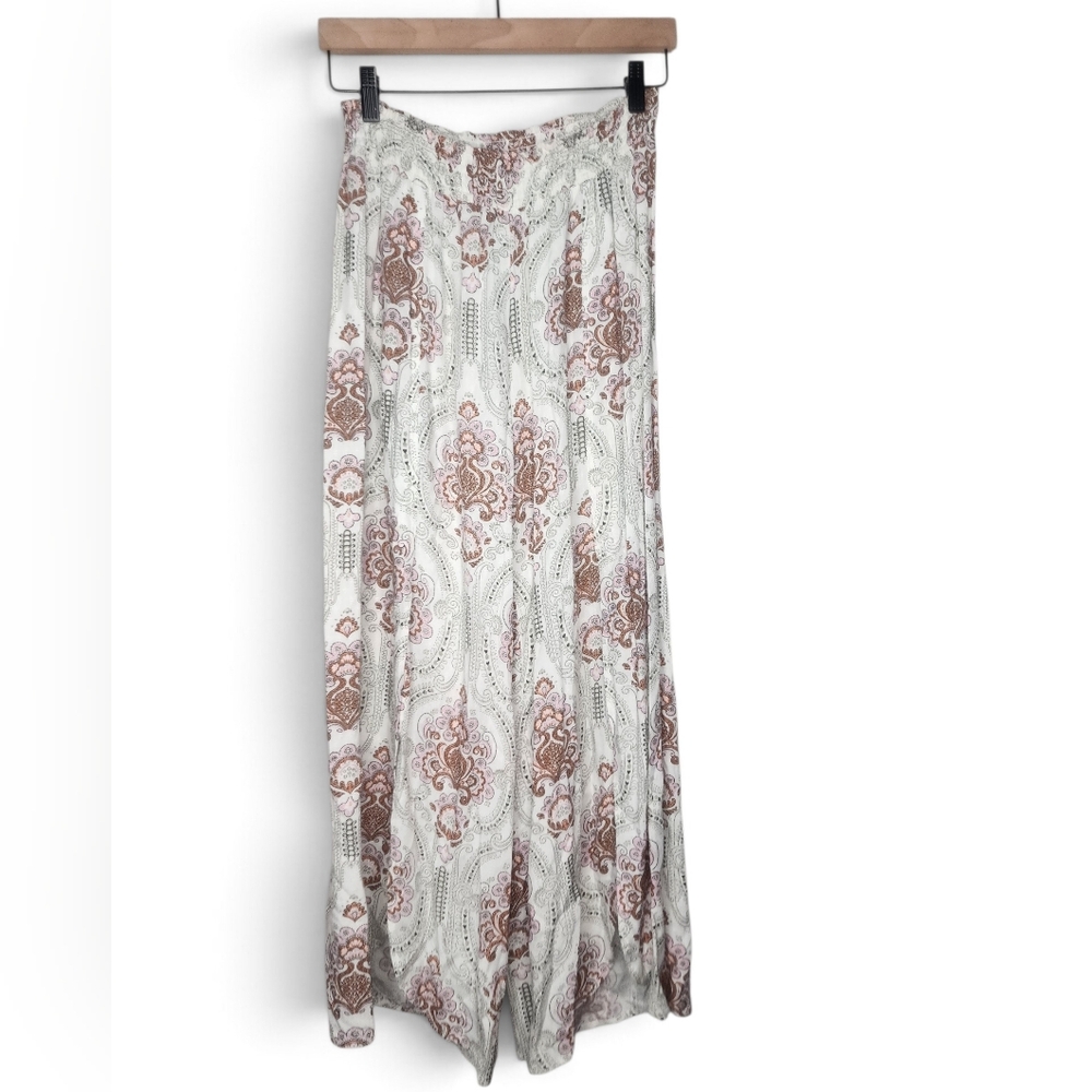 E by Eloise for Anthropologie Wide-Leg Split Palazzo Pants Size XS